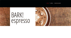 Desktop Screenshot of barkespresso.com